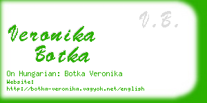 veronika botka business card